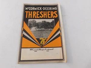 1931  McCORMICK DEERING  COMBINES THRESHERS BROCHURE NO TEARS VG CLEAN RARE - Picture 1 of 9