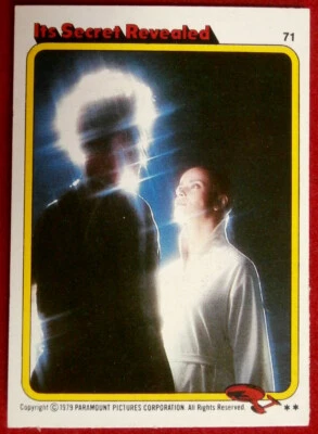 STAR TREK - MOVIE - Card #71 - ITS SECRET REVEALED - TOPPS 1979 - Image 1 of 2