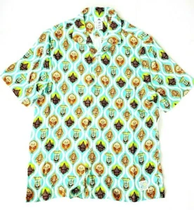Disney Parks Polynesian Village Resort Tiki Logo 50th Legacy Camp XL Shirt Neu - Bild 1 von 5