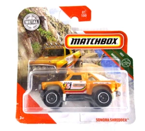Matchbox MBX Mountain Sonora Shredder Orange Jeep Die Cast 2019 Mattel 81/100 BN - Picture 1 of 18