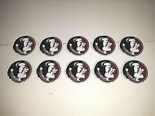 Florida State Seminoles NCAA Magnetic Decals 2.25" x 2.5" ( Set of 10 )