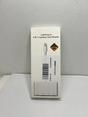 DenicMic SD CF Card Reader Compatible with iPhone iPad SD CF TF Memory Card Read - Image 1 of 2