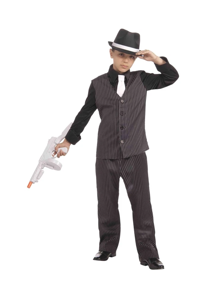 Disfraz de Lil'Gangster años 20 para niño - Rubí Foto 1 de 1