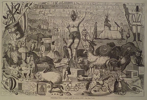 WEIHNACHTSSPIELZEUG LEISE EIN HINWEIS AUF ONKEL JOHN HARPER’S WEEKLY 1867 - Bild 1 von 2