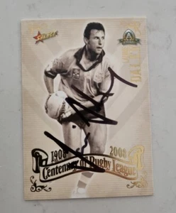 LAURIE DALEY SIGNED SELECT CENTENARY OF RUGBY LEAGUE CARD NRL LEGEND - Picture 1 of 1