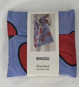 BAGGU Standard Reusable Shopping Eco Bag Large Cherries - New - Picture 1 of 3