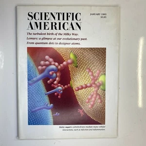 Scientific American Vintage Magazine 1993 Sticky Sugars Milky Way Birth - Picture 1 of 2
