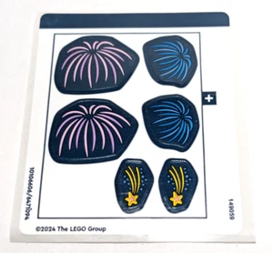 Lego - Sticker Sheet - Firework Celebration (40689) - Picture 1 of 1
