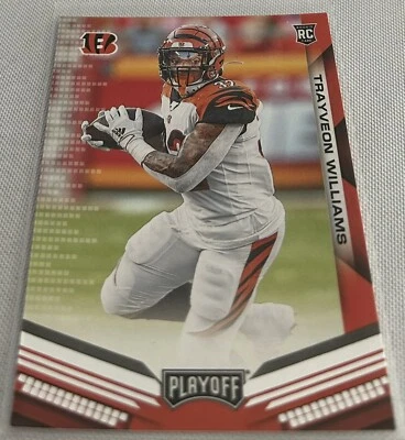 2019 Panini Playoff Football Trayveon Williams Cincinnati Bengals Rookie #276 - Image 1 of 3