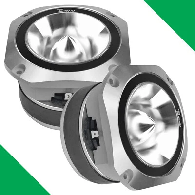(2) 4" SUPER TWEETER TIMPANO 900WATTS MAX TPT-ST25 CROMO BALA 8 OHM AUDIO PROFESIONAL Foto 1 de 4