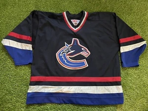 Vintage CCM Vancouver Canucks NHL Hockey Jersey Sz XXL - Picture 1 of 3