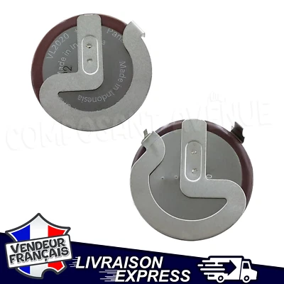 PIRABADI PILE ACCU BATTERIE VL2020 3V TÉLÉCOMMANDE CLÉ BMW E53 E60 E61 E63 105° (1992)