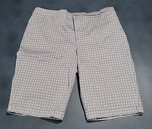 Pantalones Cortos Gloria Vanderbilt Mujer Talla 8 Gris Caqui Ilimitado Anita Preppy Costero - Imagen 1 de 10