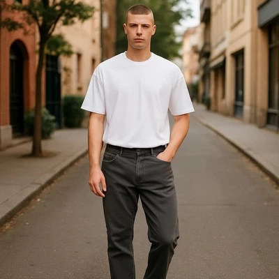 Carhartt Rugged Flex Relaxed Fit Canvas Work Pants Mens 40x34 Gray 5-Pocket - Image 1 of 4