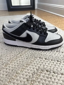 Size 12 - Nike Dunk Low Chenille Swoosh - Black Grey Fog - Picture 1 of 6