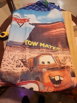 Disney Pixar Cars Lightning McQueen & Tow Mater Child Size Fleece Sleeping Bag - Image 1 of 2