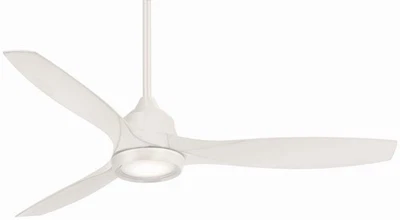 Ventilador de techo Minka Aire Skyhawk 60" - plano blanco 3 aspas control remoto Foto 1 de 4