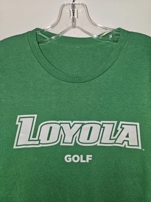 Loyola University Maryland Xl Mens Green Graphic Logo Short Sleeve Tshirt NCAA - Image 1 of 4