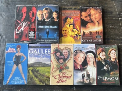 Lot Of 10 New Sealed VHS Tapes 1990s X FILES JOE BLACK CROUCHING TIGER STEP MOM Foto 1 de 4