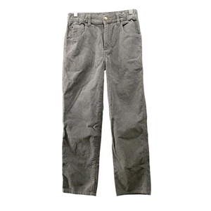 Gymboree Boys Size 12 Corduroy Pants Straight Leg Gray Cotton Adjustable - Picture 1 of 7