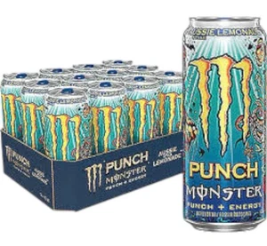 ( 12 Pack) Monster JUICE Exotic Aussie Style Lemonade Sports Energy Drink 16 Oz - Picture 1 of 2