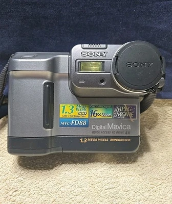 Sony Mavica MVC FD83 Digital Camera No Battery Untested As-is  - Image 1 of 4