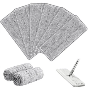 Flache Wischpads, 6er Pack Mikrofaser Wischköpfe Nachfüllpack Kompatibel mit Joy-Moop F... - Bild 1 von 9