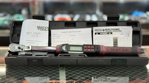Matco Tools 3/8" Dr. Flex Head Digital Torque Wrench 10-100 Ft-Lbs #ETWB100FKA - Picture 1 of 20