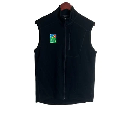 NEW w/o Tag - IBEX Merino Wool Full Zip Vest Black Women's Size M Prouty Cancer  - Image 1 of 4