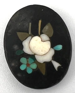 Antique Pietra Dura Cameo Oval Marble Inlaid Plaque 19th C Italian Hand Made (C) - Picture 1 of 9