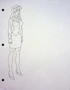 Superman Batman Public Enemies JEFF JOHNSON ART Production Hand Drawn Model - Picture 1 of 1