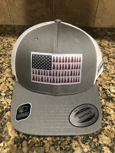 Columbia Tree Flag Mesh Trucker Snapback Hat Color: Gray One-size (New w/Tags) - Picture 1 of 10