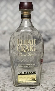 Elijah Craig botella vacía sin enjuagar a prueba de barril 124,2 prueba 11 años 5 meses B523 utilería - Imagen 1 de 7