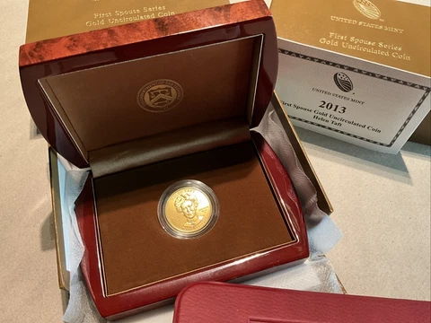 2013 1/2 oz GOLD FIRST SPOUSE HELEN TAFT UNC GOLD Cover