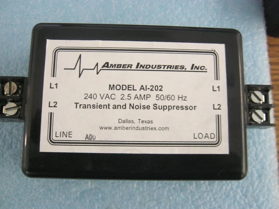 Amber Industries AI-202 Transient & Noise Suppressor 240 VAC 2.5A - Image 1 of 1