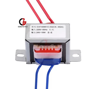 10W Small Power Transformer Input AC 220V Output AC24V Single Voltage 2-wire - Picture 1 of 11