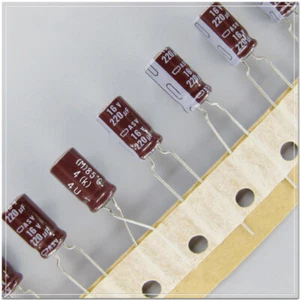 Condensador electrolítico de audio Nippon Chemicon serie ASV 220uF/16V220uF 6,3X11 mm - Imagen 1 de 2