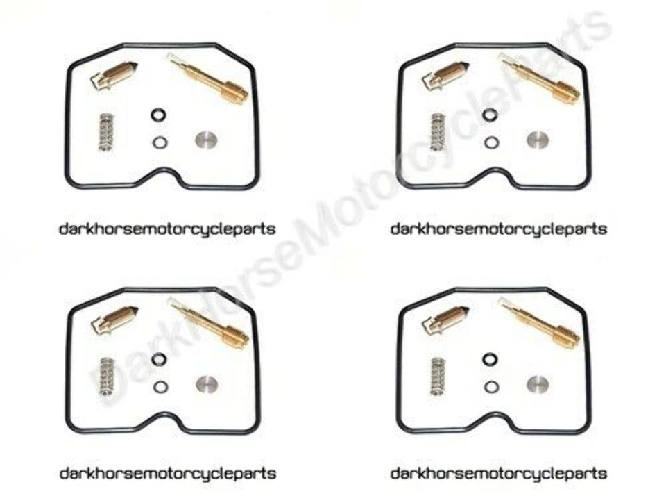 4x Kits de reconstrucción de carburador para Kawasaki ZG1200A Voyager XII 1986 K&L 18-2639V Foto 1 de 4