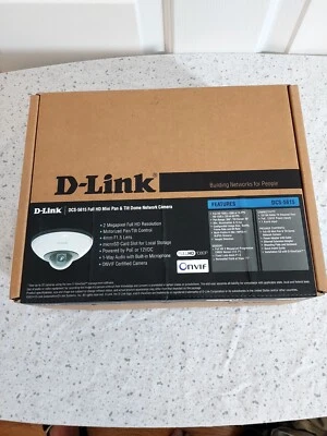 D-Link DCS-5615 Full HD Mini Pan and Tilt Dome Network Camera - Image 1 of 4