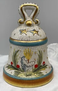 V. Ciziano ITALY 1976 Christmas Bell Hand Painted & Numbered 945/2000 4”x 3” - Picture 1 of 13