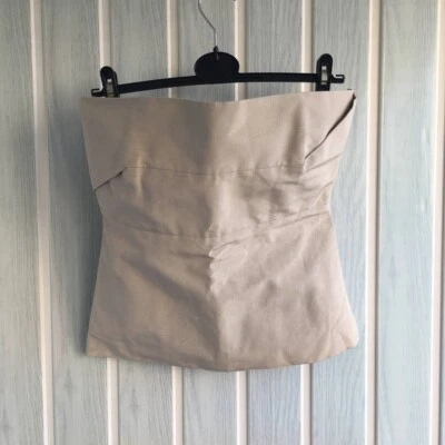 Top Bustier Rick Owens Anthem S/S11 Avant Garde Beige Foto 1 de 4