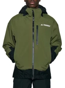 Adidas Terrex MYSHELTER Snow Jacket Olive/Black Size XL NWT $400. - Picture 1 of 6
