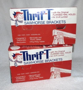 Sägebock Halterungen Thrif-T neuwertig in Box Dead Stock 2 Sets Light Duty - Bild 1 von 6