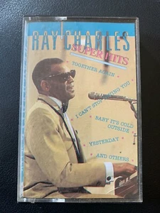 Ray Charles - Super Hits - Cassette Tape - Georgia On My Mind - Jazz R&B TESTED - Picture 1 of 6