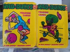 (2) 1990 Pacific Rad Dudes trading cards Packs