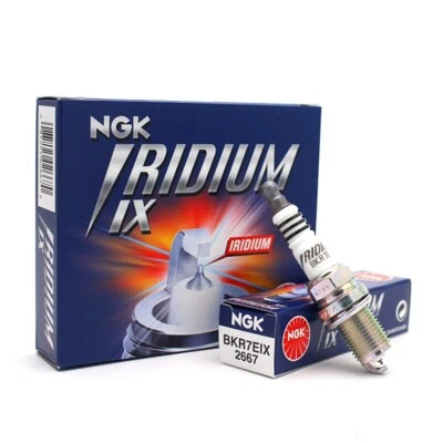 4Pcs NGK BKR7EIX-2667 Spark Plugs For AUDI VW JETTA PASSAT CC GOLF Civic — 第 1/4 张图片