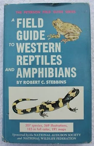 1966 Peterson Field Guide to Western Reptiles & Amphibians Stebbins HC - Picture 1 of 14