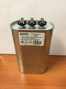 Mars Motor Run Oval Capacitor 80 + 7.5 MFD 12298   (201034) - Picture 1 of 1
