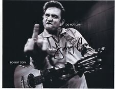 Photo de réimpression dédicacée signée 8x10 de Johnny Cash #2 !!