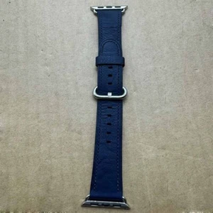 Oryginalny oryginalny Apple Watch 38mm 40MM 41MM Klasyczna klamra Skórzany pasek Czarny - Zdjęcie 1 z 6